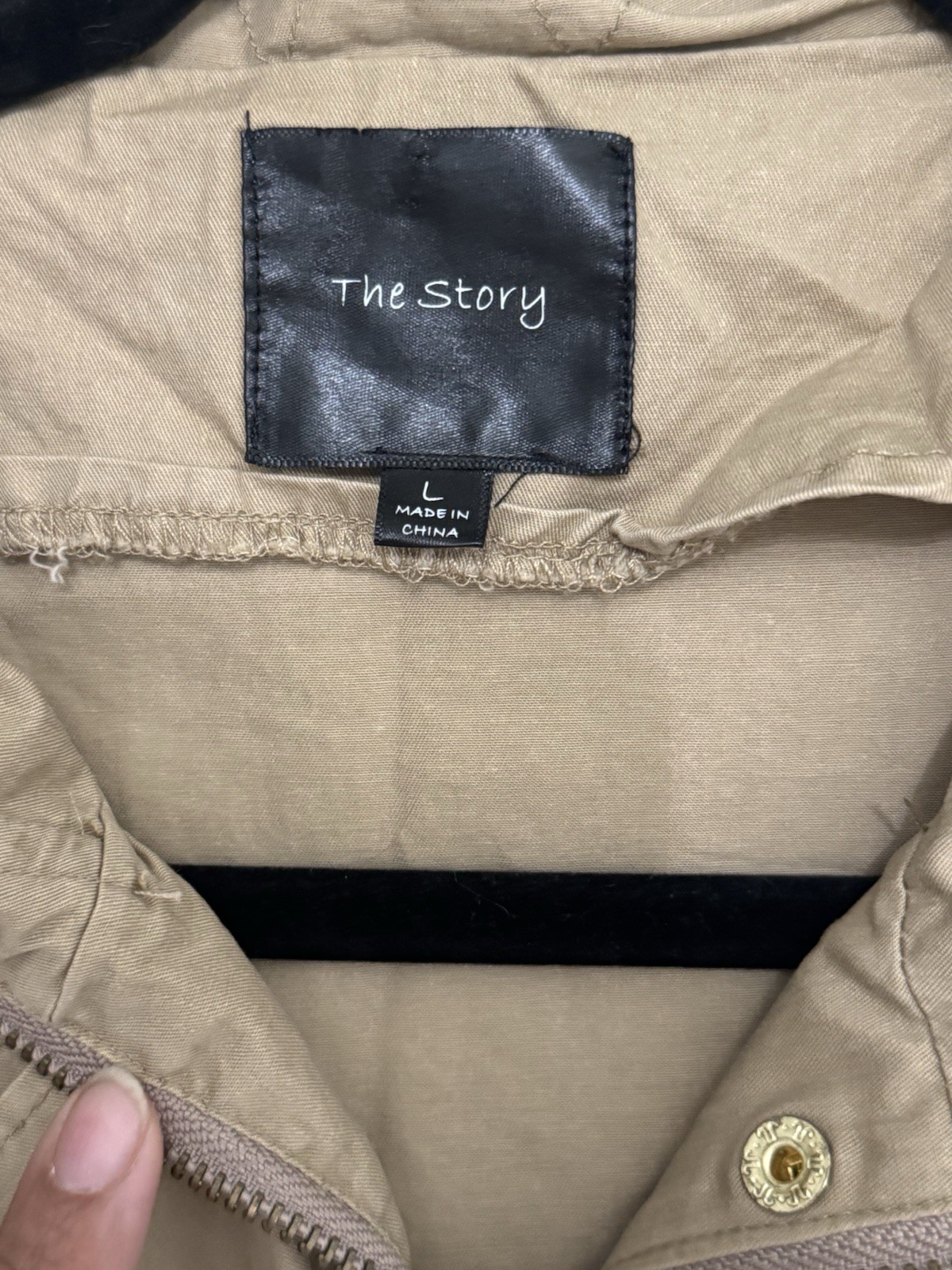 Utility Woman Patch Jacket Size Large - image 4