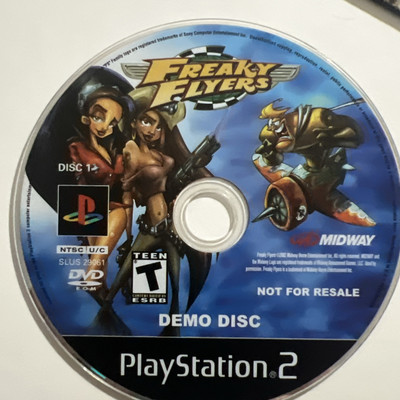 Freaky Flyers PlayStation 2 Demo Disc Rated T Midway Games Play