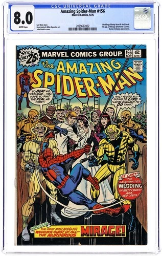 Amazing Spider-Man #156 CGC 8.0 1976 2099697002