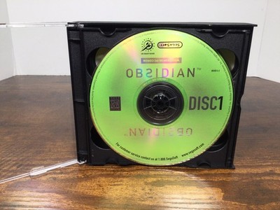 Obsidian PC 1996 PC BIG BOX Windows 95 (5 CD-ROMs) No Manual Video Game