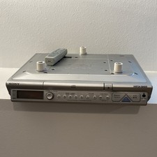 Sony ICF-CD543RM Under Cabinet Kitchen CD Player AM/FM Radio w Hardware Remote