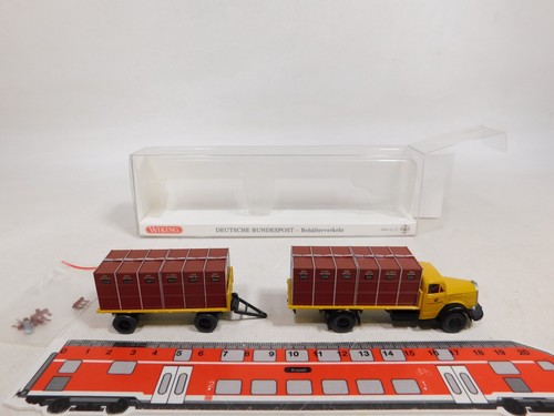 DW870-0, 5 #wiking H0 1:87 Pms 82-22 Behälterverkehr MB 6600 Post Mint +Box