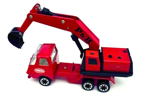 Red Tiny Tonka Shovel Truck P&H Japan-only HTF