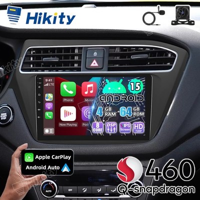8Core 4+64GB CarPlay Android 15 Autoradio Für Hyundai i20 GB 18-20 Navi RDS +KAM