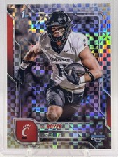 2025 Bowman Chrome U Football X-Fractor Refractor Joe Royer #120 Cincinnati 1st