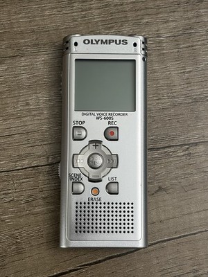 Olympus WS-600S Silver 2GB USB Flash Memory Digital Voice Recorder Device