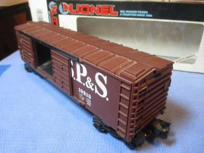O Gauge Lionel 6-19213 SP&S Spokane Portland & Seattle Double Door Box Car W/Box