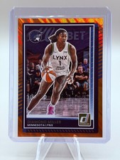 2025 Donruss WNBA Diamond Miller Orange Lava #/199 Minnesota Lynx #17
