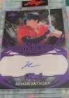 Roman Anthony Rookie Autograph Numbered 2/7, Very Rare Card