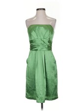 David's Bridal Women Green Cocktail Dress 8