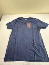 RSL Real Salt Lake Soccer Fanatics Brand Sz Lg Blue Shirt New