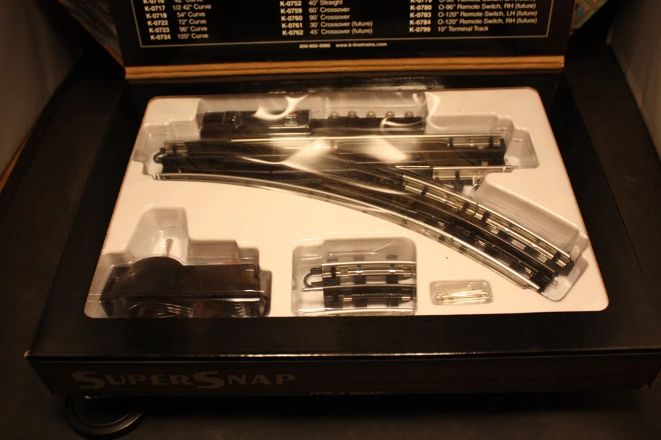 K-line Super Snap O-31 Right Hand Remote Switch Track K-0764 - Image 2 of 4