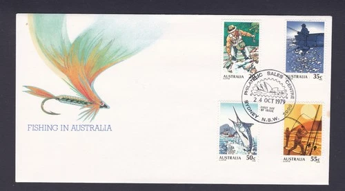 1979 FISHING IN AUSTRALIA DECIMAL STAMP FIRST DAY COVER #2310
