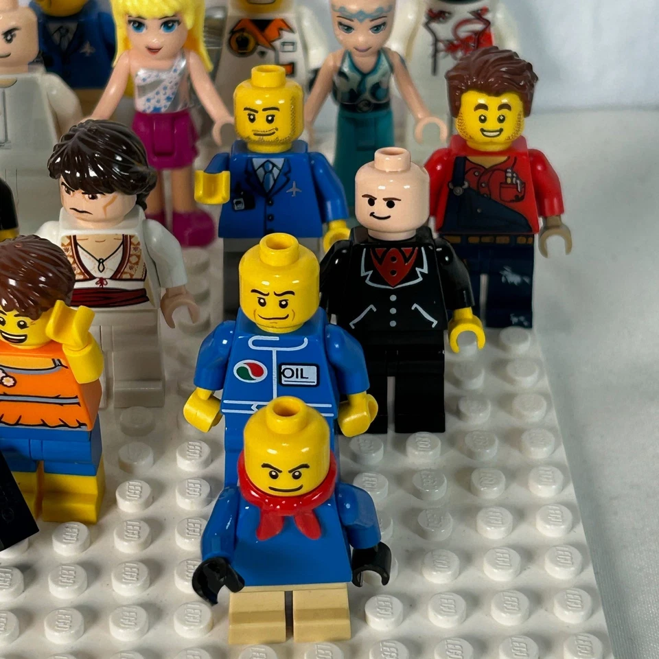 Lote de 20 Minifiguras LEGO Surtidas Profesiones Personajes Personajes Colección Personas Foto 4 de 4