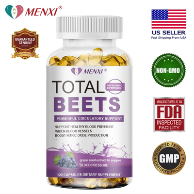 #ad #ad Total Beets Blood Pressure Support Beet Root 120 Capsules Circulation Support $14.15