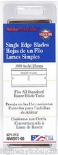 (20) Master Mechanic 521013 100 Pk Surgical Steel .009 Single Edge Razor Blades