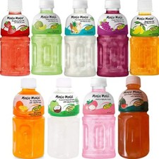 MOGU MOGU Juice Fruit Flavours 9 x 320ml Bottles (Lychee,Mango,Melon,Orange etc)
