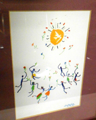 Picasso - Homage to the Sun - Original Lithograph Modern