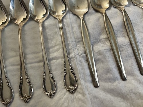 LOTE DE 40+ CUBIERTOS PLATEADOS - PAQUETE CUCHARAS DE FRUTAS | ENVÍO GRATIS (A) - Imagen 3 de 11