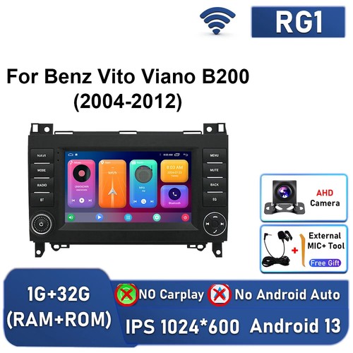 Android For Mercedes Benz Viano Vito B200 CarPlay Car Radio Stereo Player Screen - Picture 8 of 29