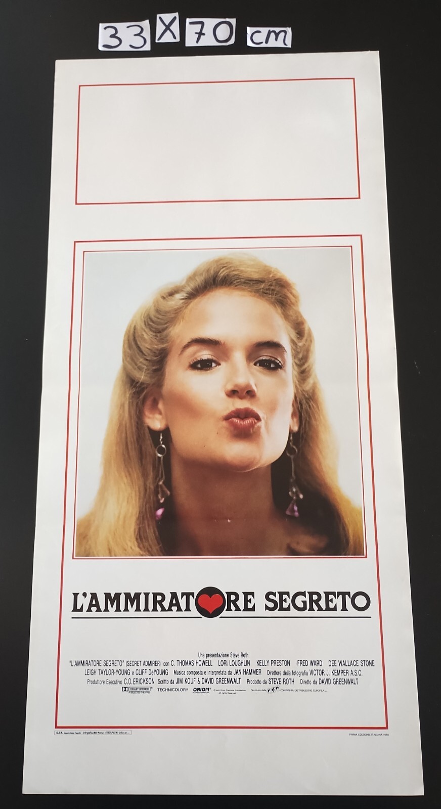 Locandina originale film L'ammiratore segreto () - Regia di David Greenwalt