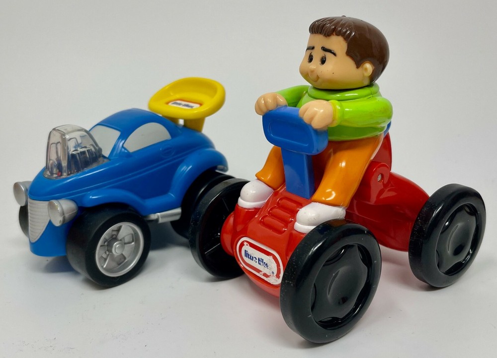 03/04 Burger King Kids Meal Little Tikes Miniature Toys - Racecar & 4 Wheeler