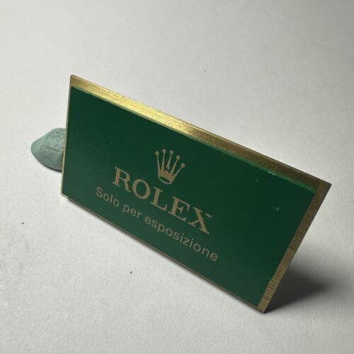 Rolex Tag für Table Exposition " Nur Für Ausstellung " Only für Exposit