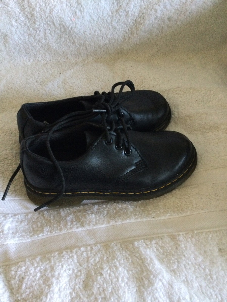 Dr. Martens Junior 1461 Softy T Leather Shoes Black Leather  display picture 1