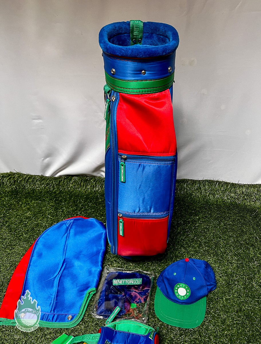 UNITED COLORS OF BENETTON ゴルフバッグ Used Benetton Golf United Colors Of Benetton Bag, Hat, Cover And