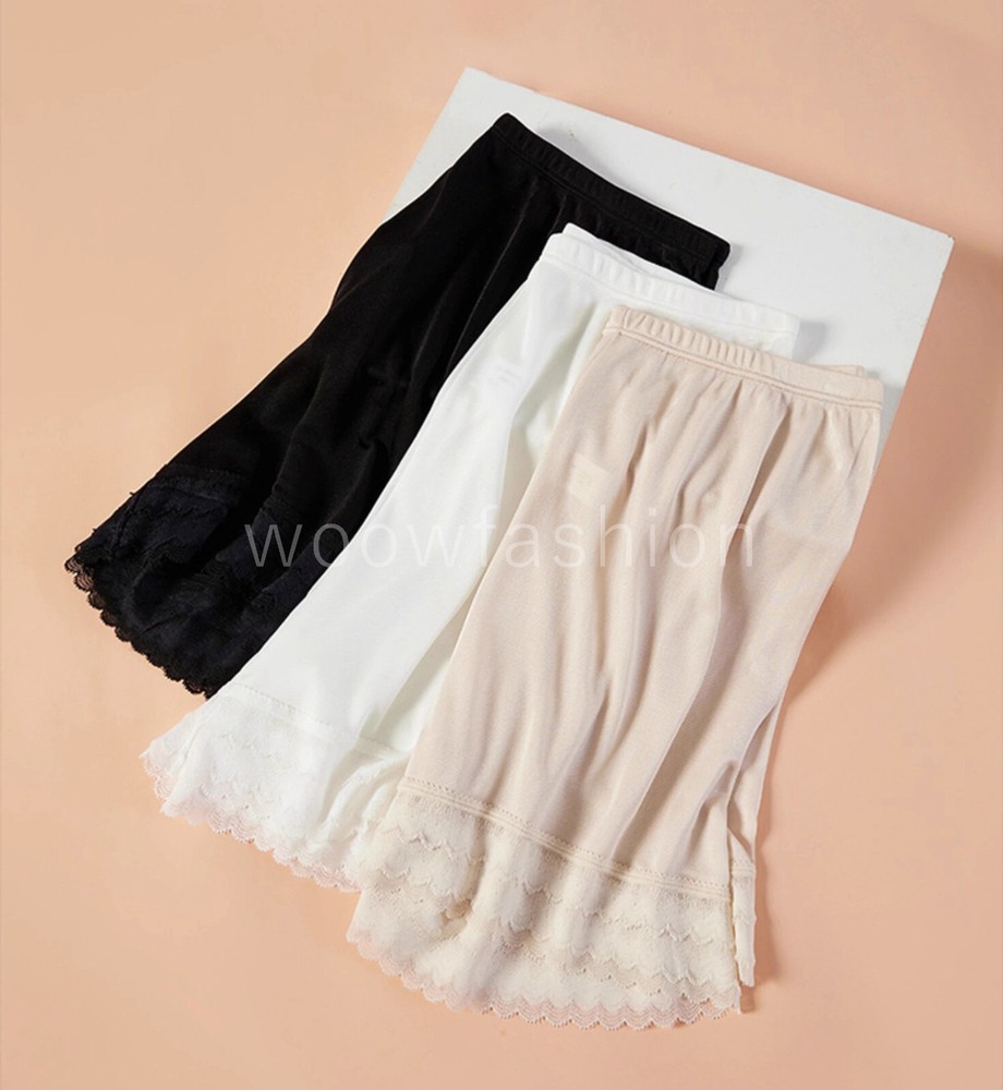 Women Sheer Underwear Pure Mulberry Silk Boxer Shorts Seamless Briefs Panties