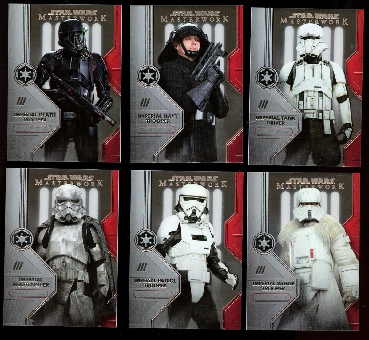 Star Wars 2020 Masterwork Topps Troopers of the Galactic Empire