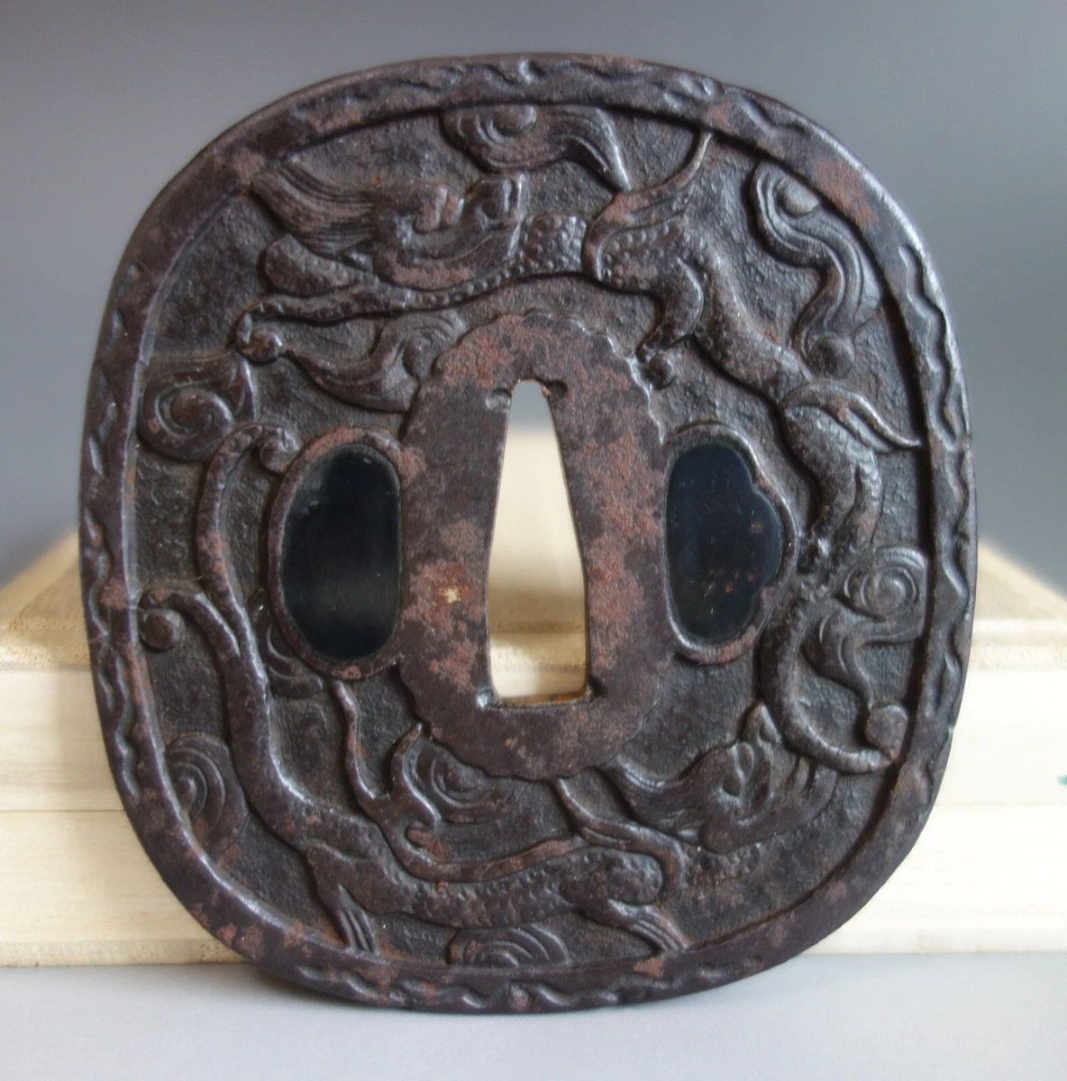 Iron 主1850-1899 年日本刀镡| eBay