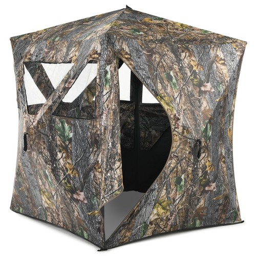 Tente De Pêche/camping Camouflée Uhatex - 2 Personnes - Montage Rapide - NEUF