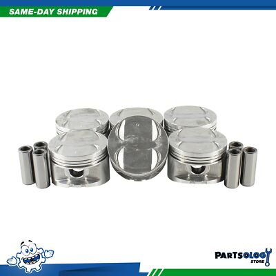 DNJ P282 Standard size Complete Piston Set For 91-98 Acura 3.2L SOHC