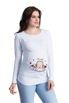 Lieblingsmensch Umstandsshirt süße schwanger Umstandsmode Pulli Motiv Langarm - Bild 1 von 4