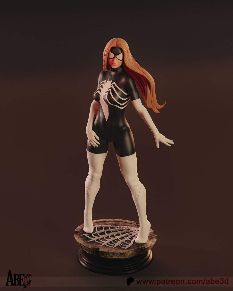 Julia Carpenter, Spider Woman, 12KResin Model Kit Painted 3d