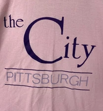 Vintage Screen Stars T Shirt Pittsburgh Single Stitch The City XL USA 80s 90s