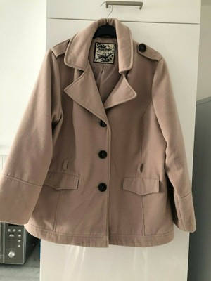 camel coat size 22