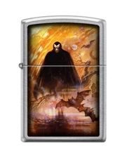 Zippo 6547,  Frank Frazetta Count Dracula Design, Street Chrome Lighter