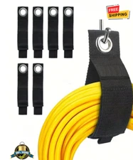 1 pc Hook & Loop Extension Cord Organizer Strap for Garage Cable Storage