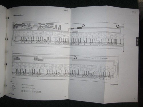 Yamaha Midi Keyboard CBX-K3 Service Repair Manual Schematics Parts List 1993 - Picture 3 of 5