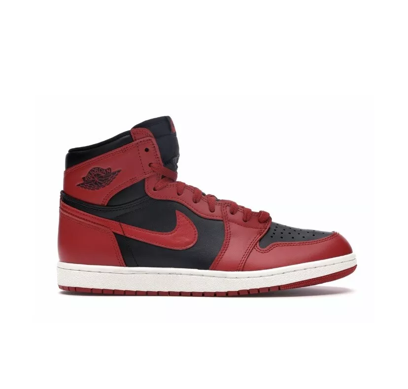 NIKE AIR JORDAN 1 HIGH 85 VARSITY RED BQ4422600 SNEAKERS SIZE: UK8