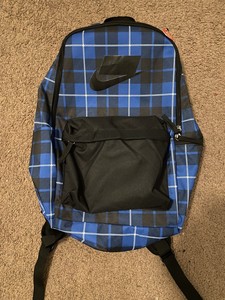 nike plaid backpack