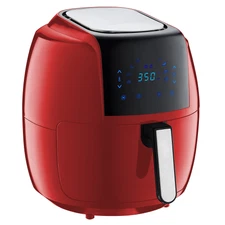 GoWISE USA 7 Quart 1700 Watts 8-in-1 Programmable Digital Air Fryer, Chilli Red