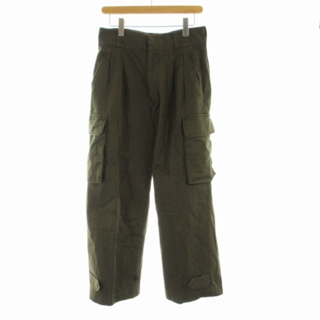美品　LIDNM WOOL LINEN BACKSATIN CARGO M WYM LIDNM WOOL LINEN BACKSATIN CARGO