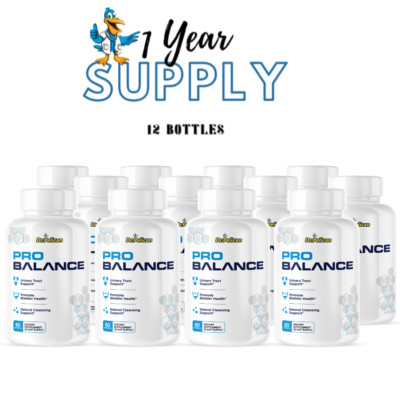 Pro Balance- Prostate Support- 12 Bottles- 720 Capsules