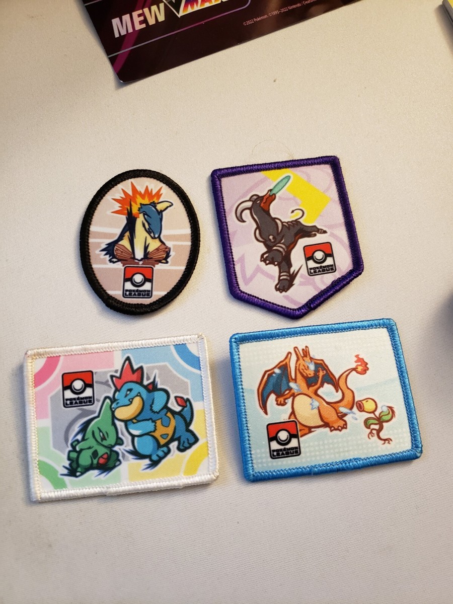 Pokemon League TCG Heartgold Soul Silver Iron on Patch Bundle Lot 