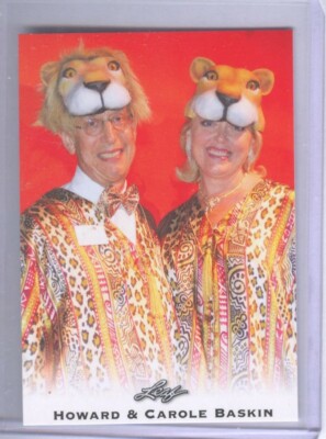 Howard & Carole Baskin HCB-02 2020 Leaf 1st Licensed Trading Card - Tiger King