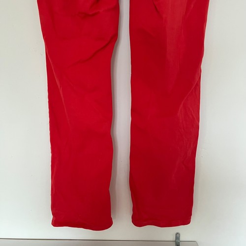 Pantalone rosso jeans dritto Madeleine 5 tasche - donna taglia UK 16 elasticizzato - Foto 10 di 10