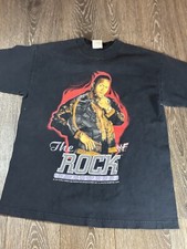 Vintage 2000 WWF The ROCK Of All Ages The People's Champ Las Vegas Medium Shirt